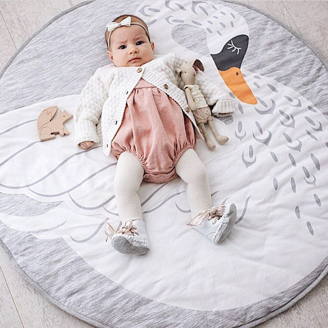 เบาะรองนอนสำหรับทารกและเด็กเล็ก Baby's Animal Playmat (Swan)