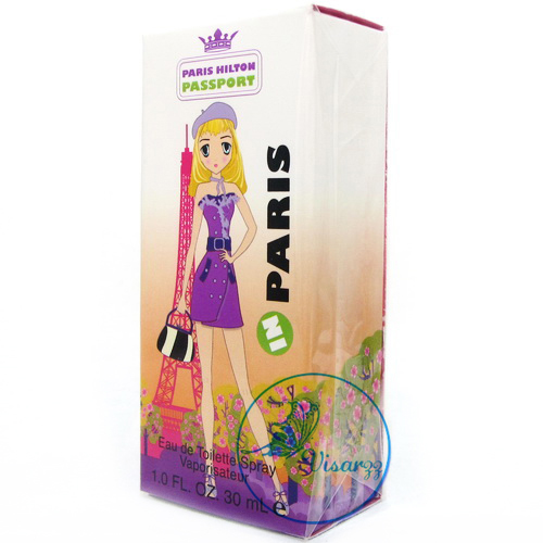Paris Hilton Passport in Paris EDT Spray 30 mL ให้กลิ่นแบบฝรั่งเศส ด้วยกลิ่นแนว ฟลอรัลฟรุตตี้