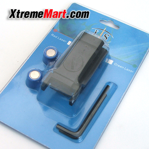 เลเซอร์ติดปืน Hunting 835-655nm Compact Rail Red Dot Laser Sight Weaver for Gun Pistol