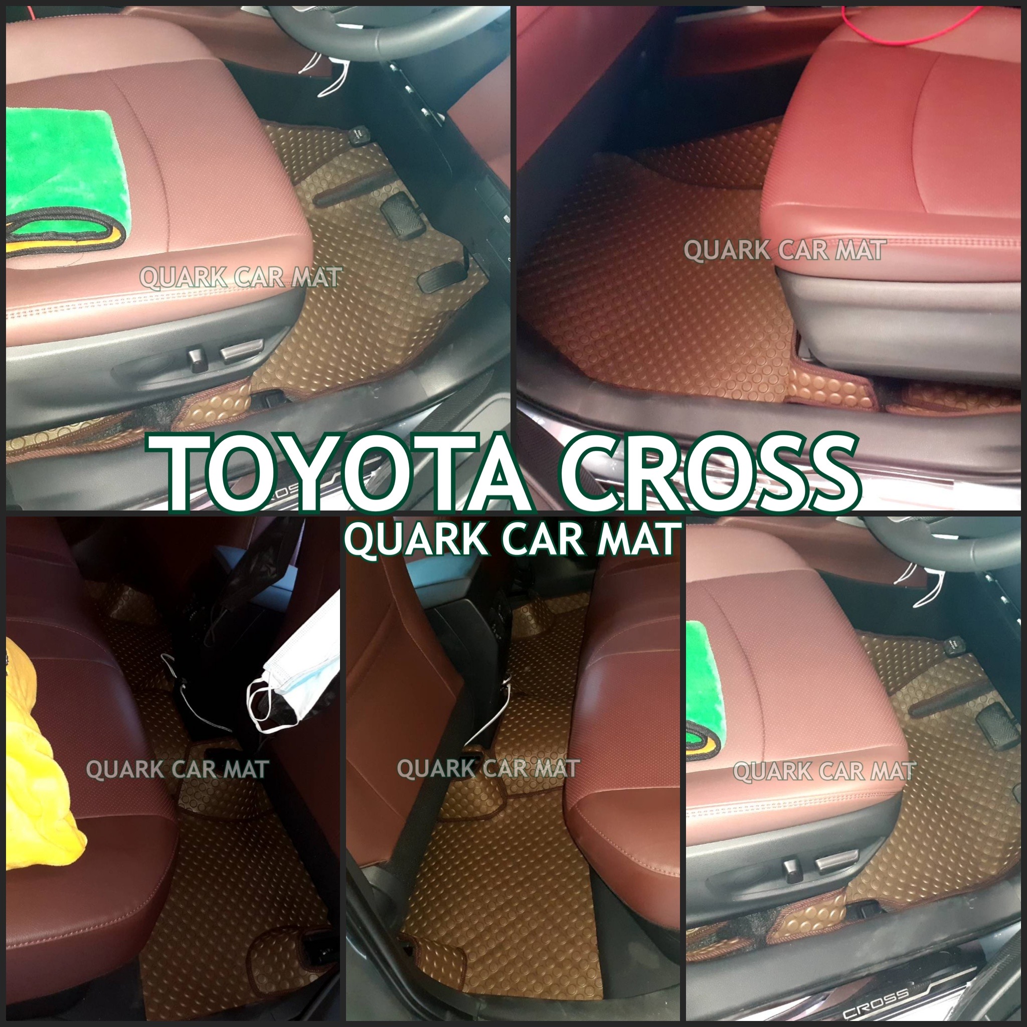 พรมกระดุม TOYOTA CROSS โตโยต้า ครอส พรมรถยนต์ เต็มคัน