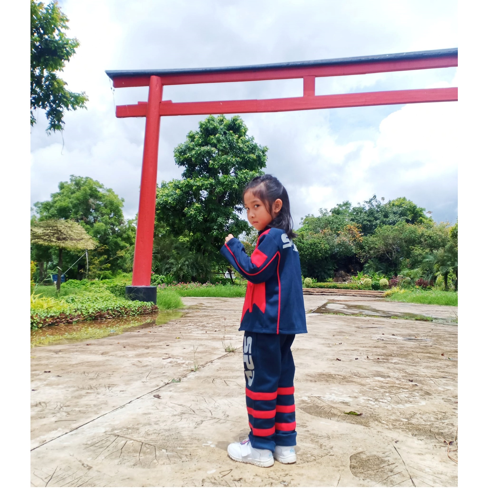 ชุดคอสเพลย์เด็ก เดกะเรนเจอร์ เดกะเรด อาคาสะ บันบัน Dekaranger DekaRed Cosplay สภาพสวยใหม่ ของแท้