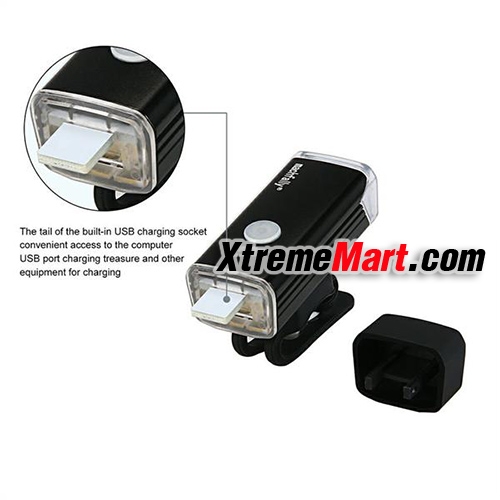 ไฟฉายติดจักรยาน Machfally Light Bicycle USB rechargeable aluminum light 180 lumens LED Front Bike Safety Light
