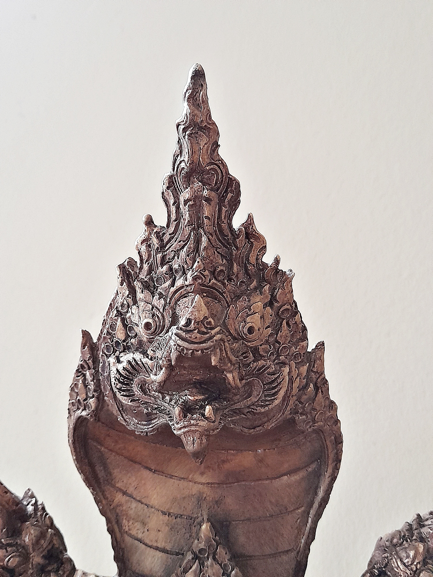 รูปหล่อ พระพุทธรูป สมเด็จองค์ปฐม ทรงเครื่องจักพรรดิ์ ปางพระนาคปรก (พระพุทธวิโมกข์มุนี หน้าตัก 5นิ้ว) ปี2560 #รับประกันแท้ - หลวงพ่อหนุน วัดพุทธโมกข์