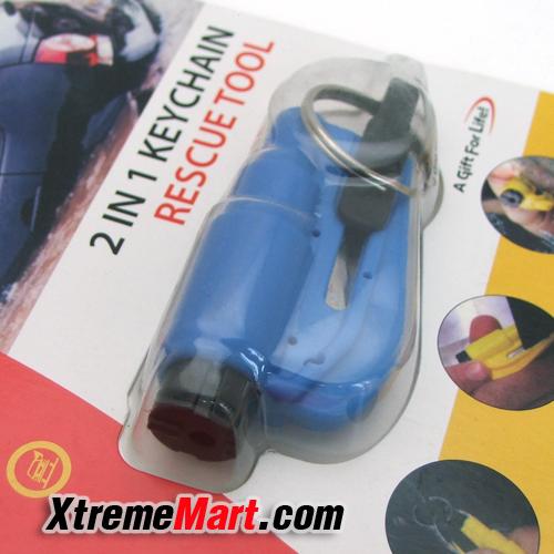 พวงกุญแจฉุกเฉิน ResQme พวงกุญแจยิงกระจก และตัดสายเบลธ์ OEM (กรุณาระบุสี)