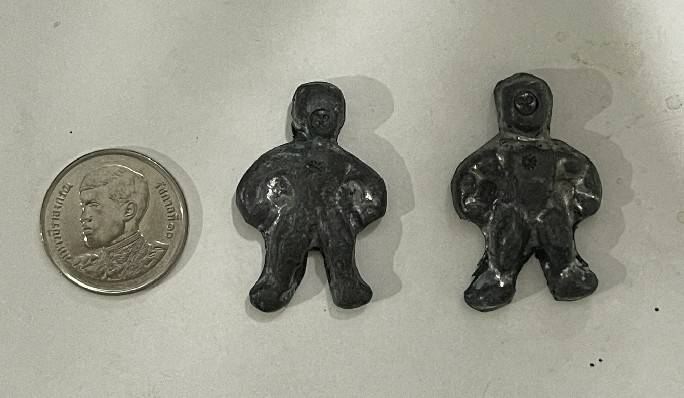 หุ่นพยนต์ ตาลาน รุ่นแรก ปี2559 เนื้อชินตะกั่ว #มีรอยจารมือ #ตอกโค็ด #รับประกันแท้ - หลวงพ่อพระครูปืน วัดลาดชะโด จ.อยุธยา