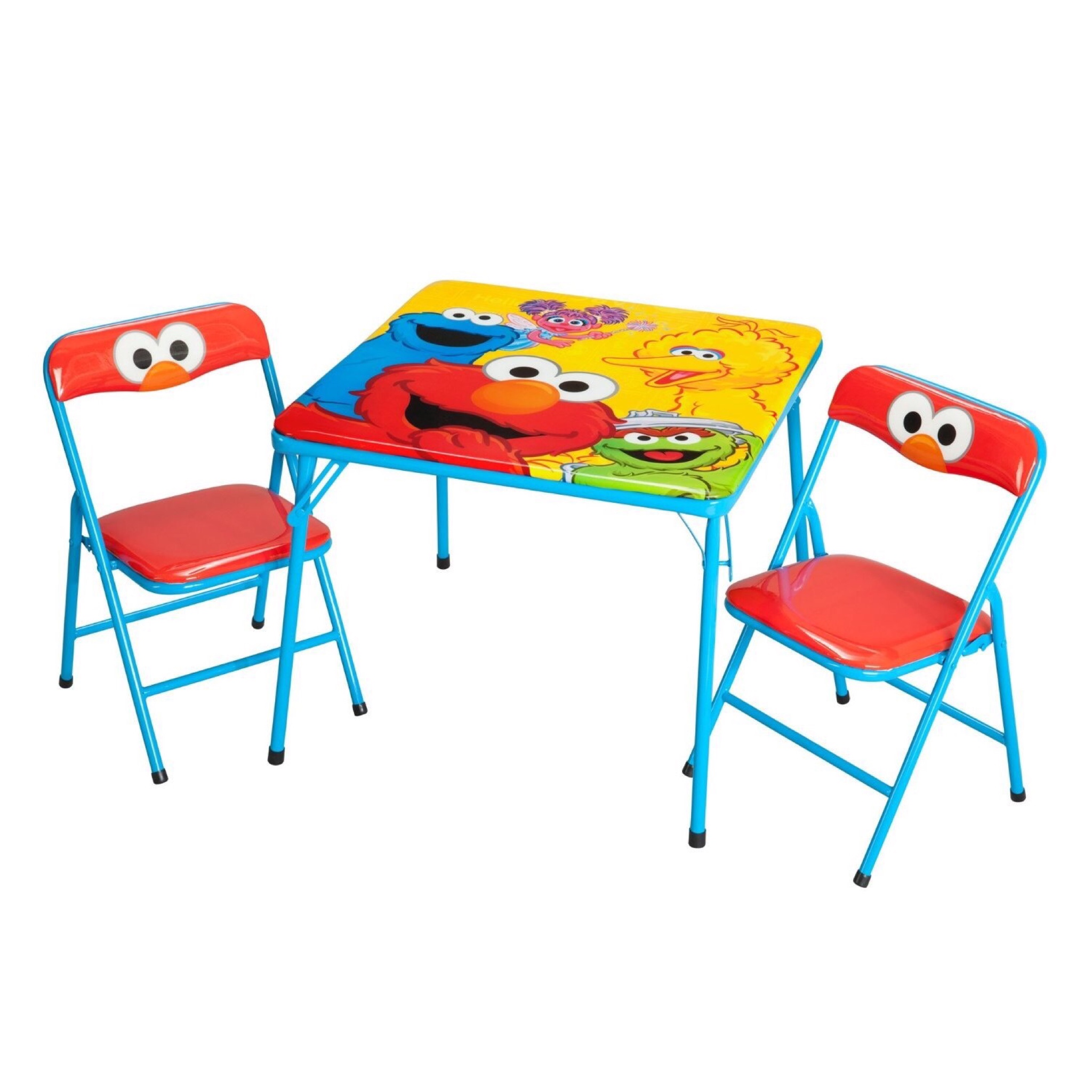 ชุดโต๊ะและเก้าอี้เอนกประสงค์ Delta Children Activity Table and Chairs Set (Sesame Street)