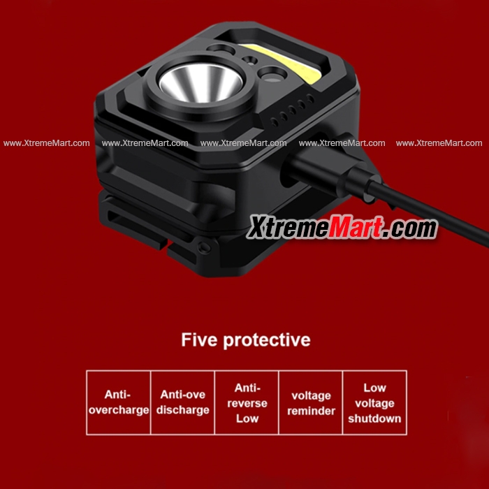 ไฟฉายคาดหัว Supfire HL19 LED XG2 + COB พร้อมระบบ Sensor มือโบกเปิด-ปิด