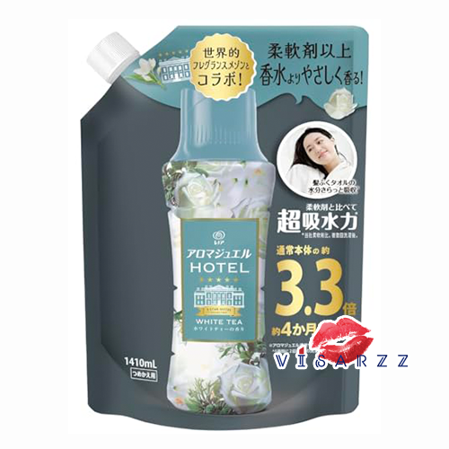 (Refill 3.3 เท่า #White Tea) P&G Lenor Aroma Jewel 1,410mL กลิ่นชาขาว เม็ดน้ำหอม สำหรับซักผ้า ลดกลิ่นอับ ให้ผ้าหอมยาวนาน