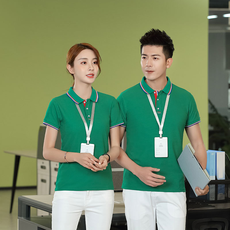 เสื้อฟอร์มพนักงาน เสื้อยืดปกโปโล เสื้อโปโลแขนสั้น P6510002 สีภาพ S-4XL