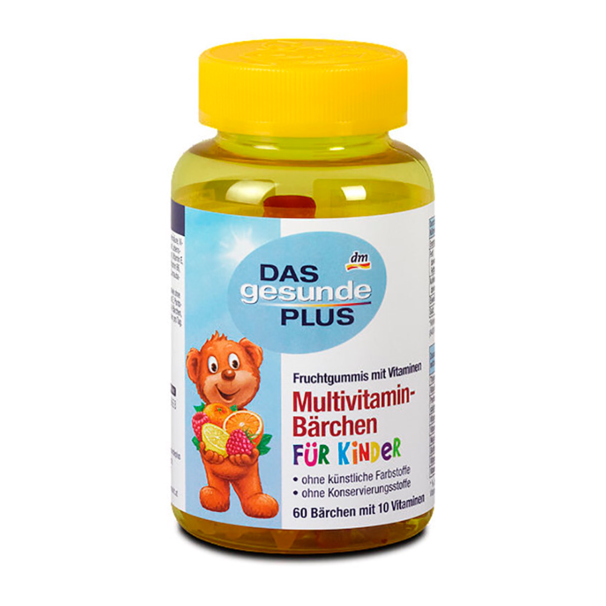 วิตามินรวมชนิดกัมมี่เคี้ยวหนึบสำหรับเด็กและผู้ใหญ่ DM Healthy Plus Multivitamin Bears for Kids