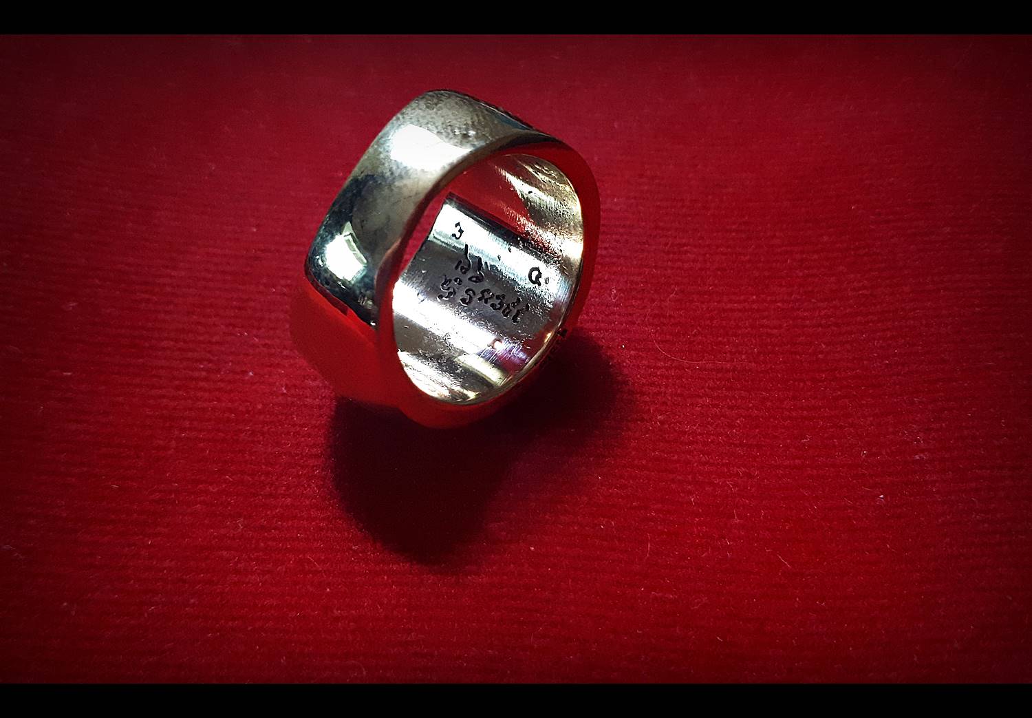 แหวน ดวงตาพญายม (นัยน์ตาพญายม) (ขนาดแหวนเบอร์ 70) เนื้อโลหะชนวน ปี2562 #รับประกันแท้ - หลวงพ่อหนุน วัดพุทธโมกข์