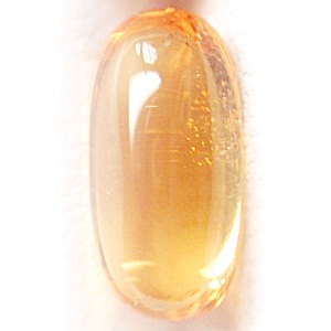 Spessartite Untreated พลอยสเปคสไทท์ รูปไข่หลังเบี้ย หนัก 2.37 กะรัต สีส้มแฟนต้า สีสวย หวาน ความสะอาดมองตาเปล่าสะอาด 90% มองเห็นไม่ชัดเจนมีฟองประปราย