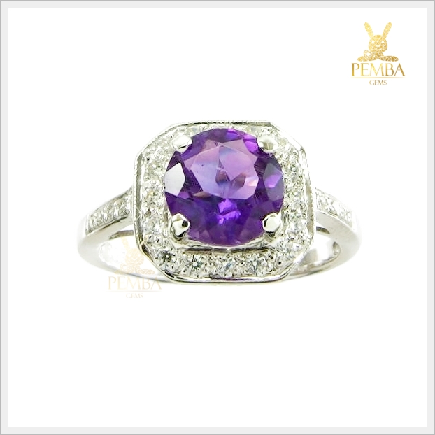 แหวนอเมทิสต์แท้ เสริมสติปัญญาปราดเปรื่อง ความคิดสร้างสรรค์