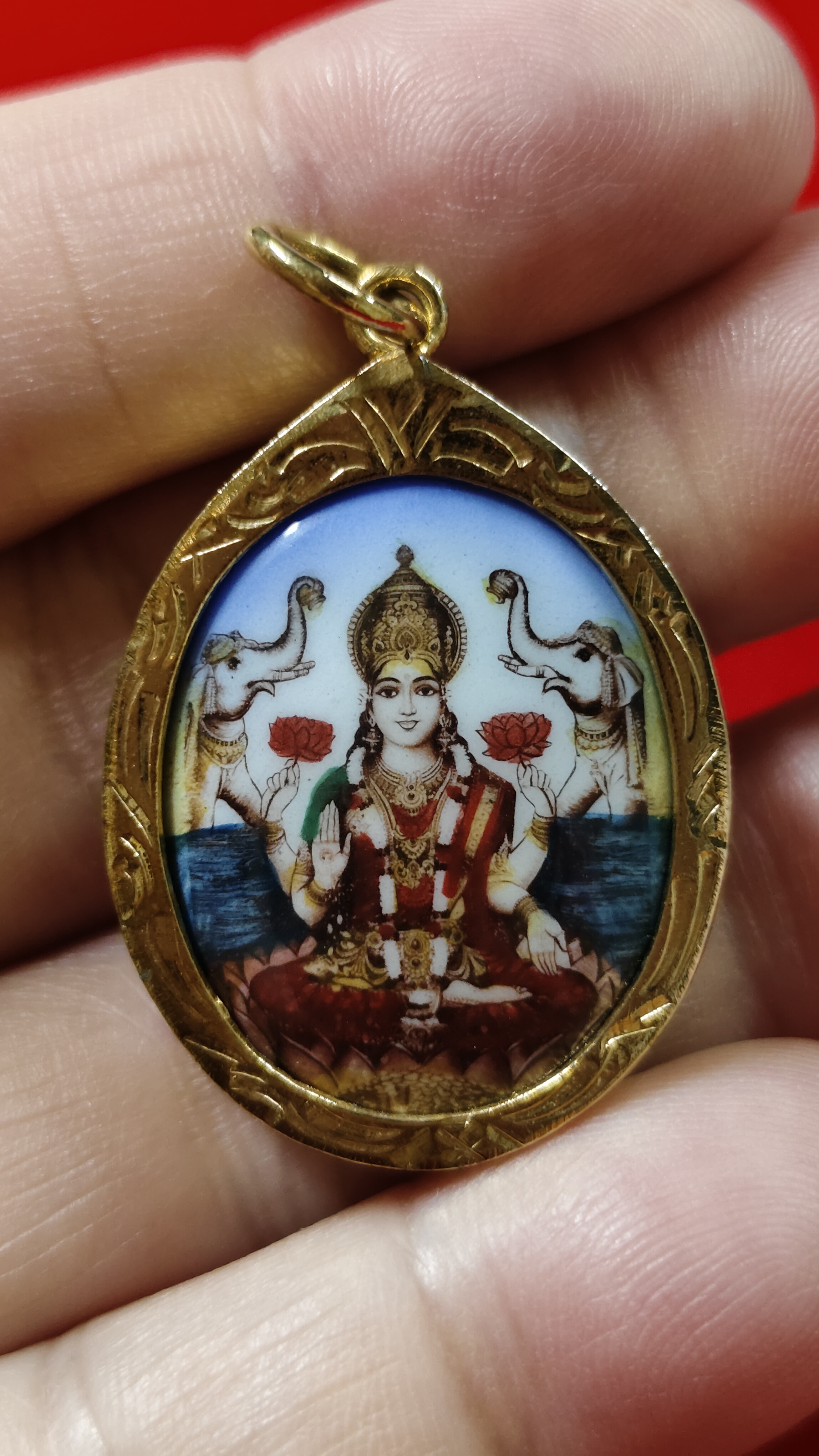 #ล็อกเก็ตพระแม่ลักษมี รหัสm-0170