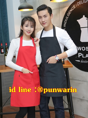 ผ้ากันเปื้อนเต็มตัวคุณภาพดี ร้านอาหาร ร้านกาแฟ K6211013
