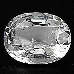 ROCK CRYSTAL ขนาดใหญ่ หาได้ยาก!!! รูปไข่ หนัก 63.32 กะรัต ขนาดตามใบเซอร์ 24.6x31.74x15.13 มิล สีขาว ไม่ติดเหลือง COLORLESS มองตาเปล่าสะอาด 99%