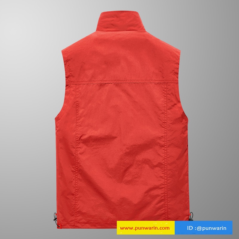 เสื้อกั๊กพิมพ์ลายหลายกระเป๋าสำหรับผู้ชายไซส์ใหญ่ในช่วงฤดูร้อนใหม่สำหรับผู้ชายและผู้หญิง เสื้อกั๊กถ่ายภาพกลางแจ้ง เสื้อกั๊กปีนเขา N6811004 สีภาพ S-6XL