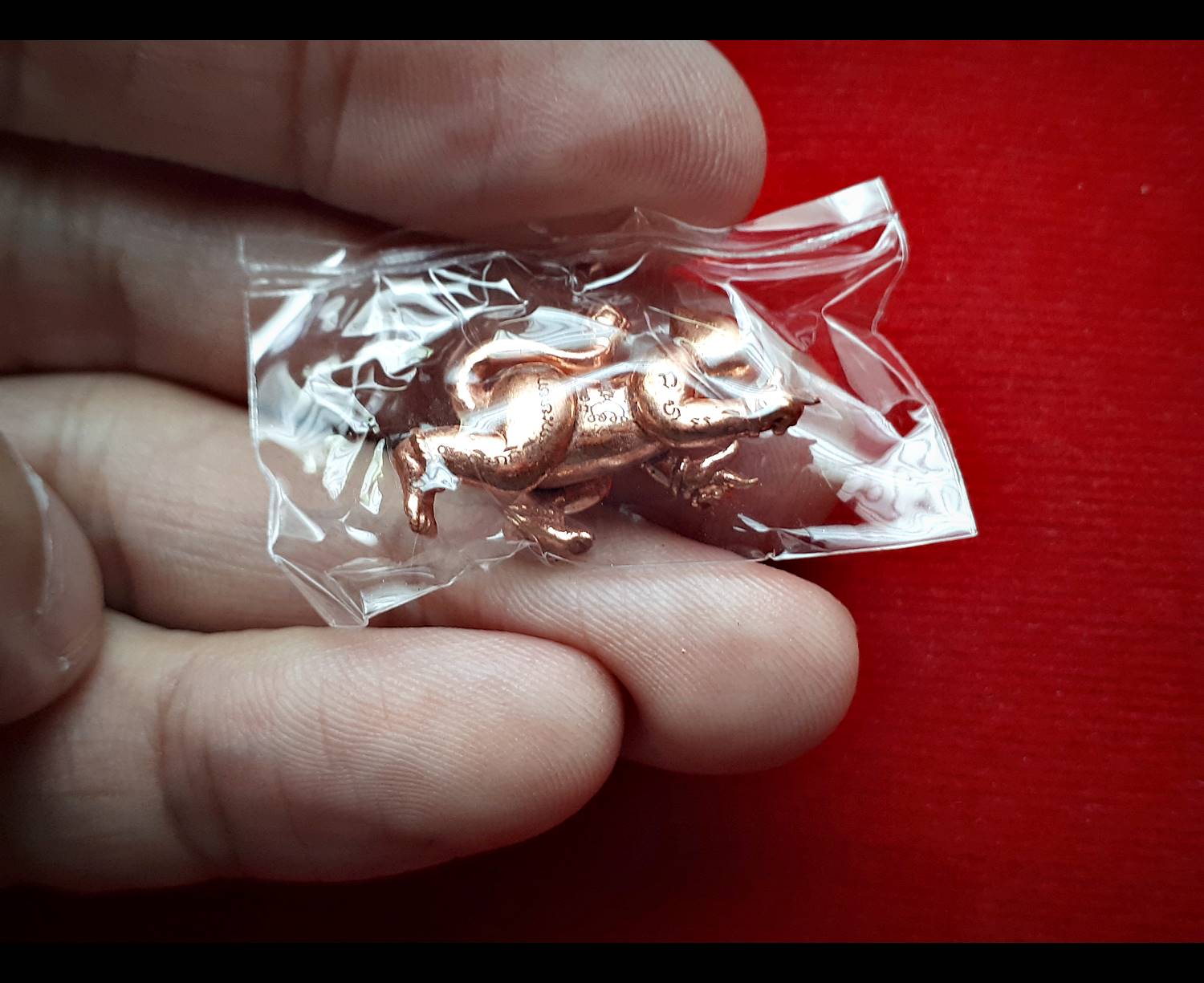 พญาบันลือ(เพรชพญาธร หัวเป็นปลักขิก ตัวเป็นหนุมาน) เนื้อทองแดง (ขนาดพกพา ขนาดกลาง) ปี2561 #รับประกันแท้และทัน - หลวงพ่อเฉลิม วัดพระญาติ จ.อยุธยา