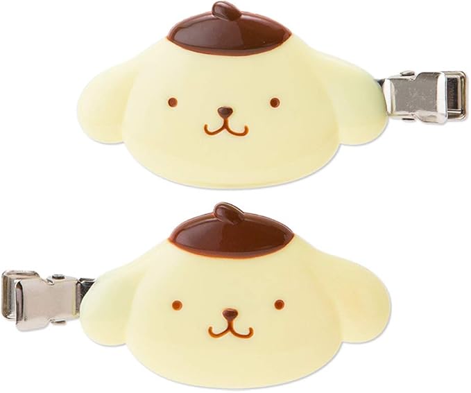 (#2442 Pompompurin เดี่ยว) Sanrio Hair Clip กิ๊บติดผมญี่ปุ่น 1 คู่ สุดคิวท์