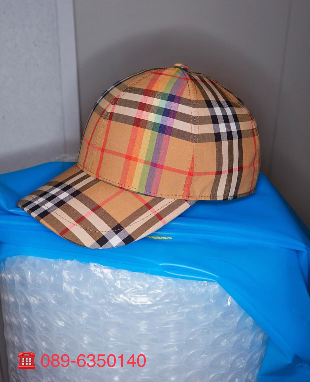 หมวกเบสบอลBURBERRY Rainbow Vintage Basecap 2018