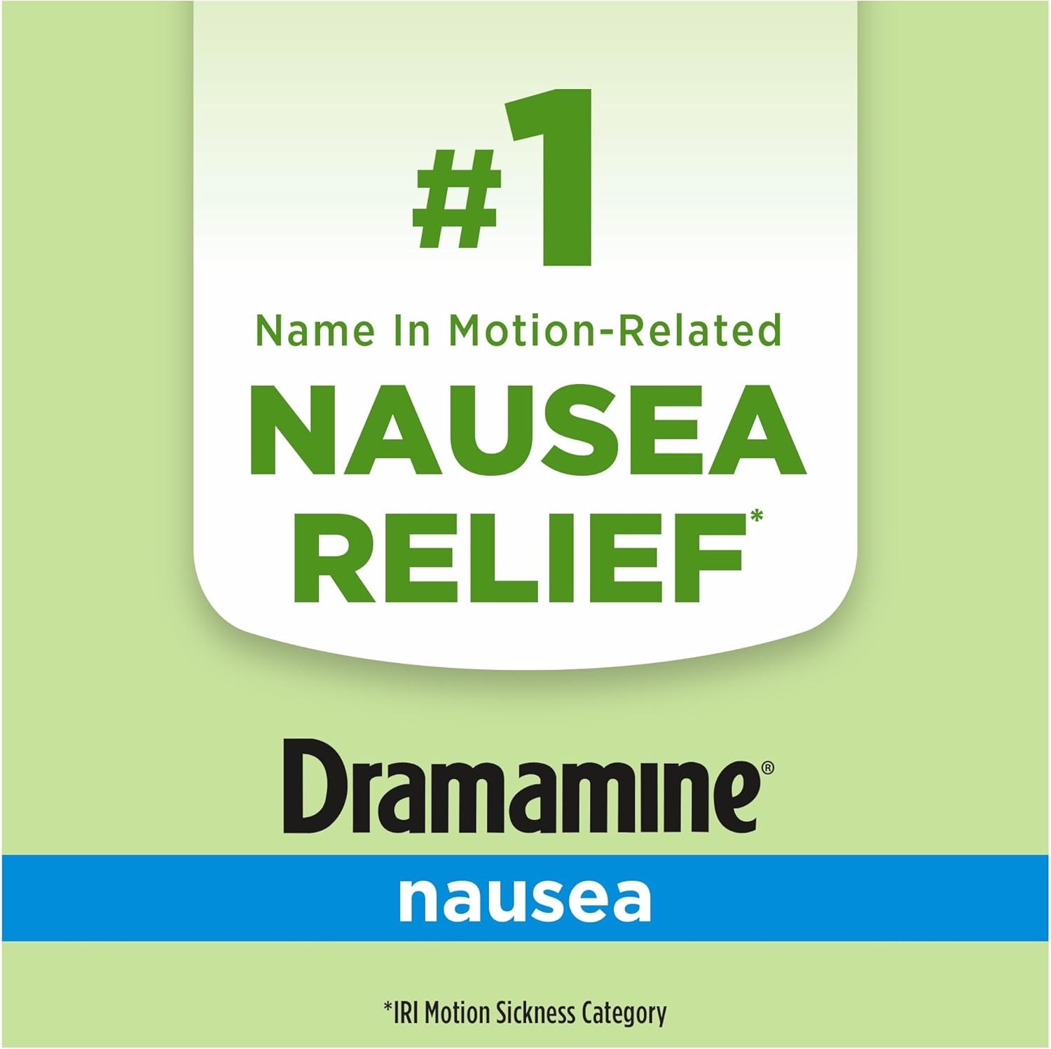 ยาบรรเทาอาการเคลื่อนไส้วิงเวียนและอาเจียน Dramamine Nausea Long Lasting Dizziness & Vomiting Relief (20 Tablets)