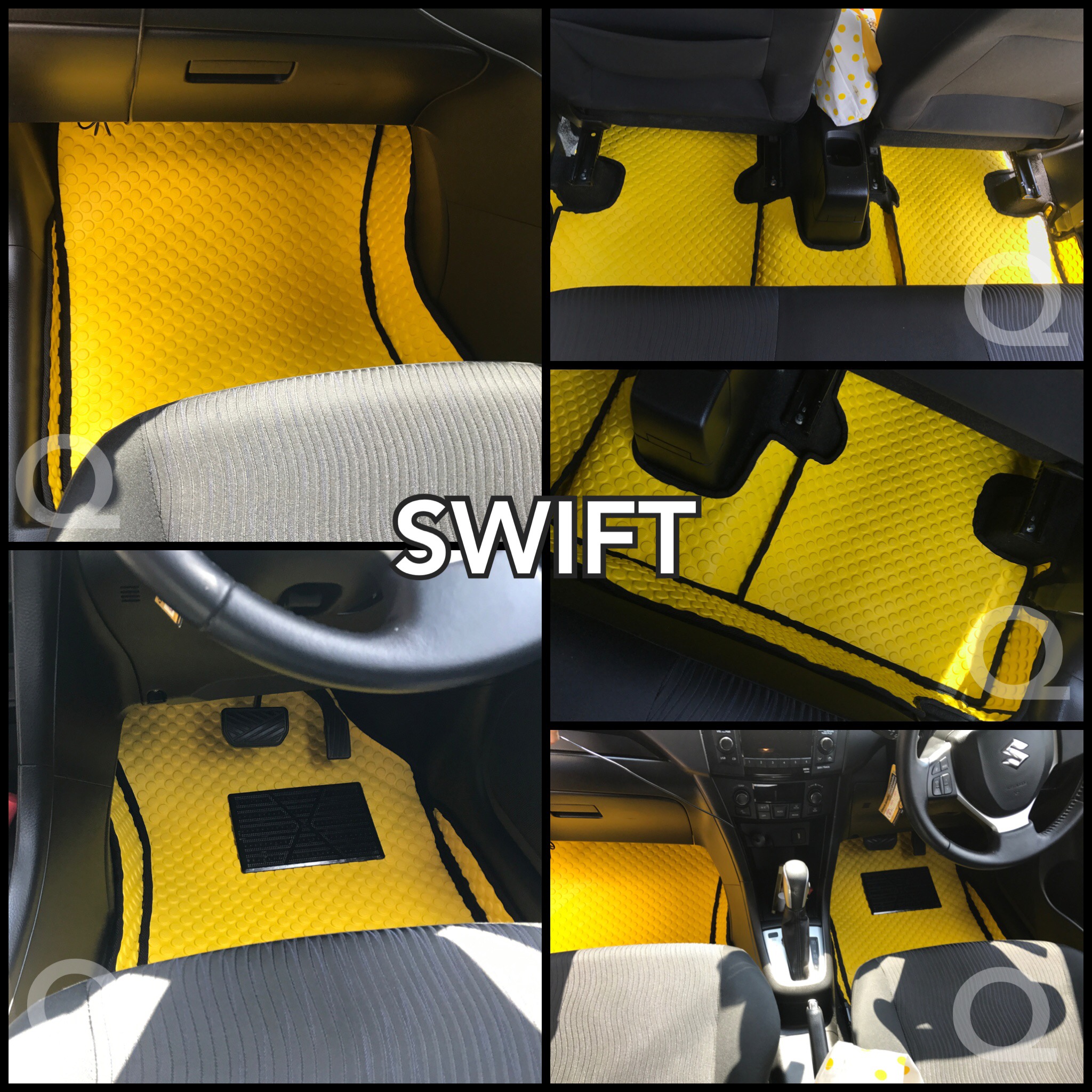 พรมกระดุม SWIFT สวิฟท์ 2009-2017 เข้ารูป ตรงรุ่น เต็มคัน