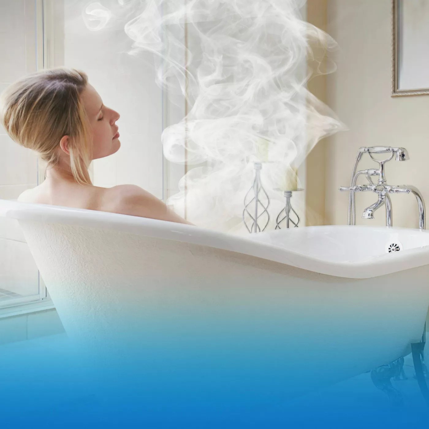 เกลืออโรมาบรรเทาอาการคัดแน่นจมูกและไอ Vicks VapoBath Soothing Vapors Bath Crystals