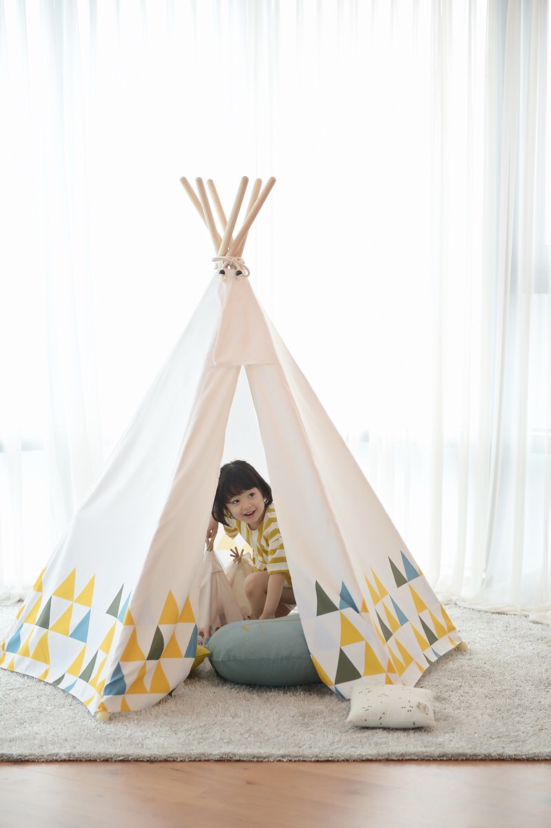 บ้านจำลองทรงเต๊นท์อินเดียนแดงสำหรับเด็ก LOOKA Tent (Little Scandy)