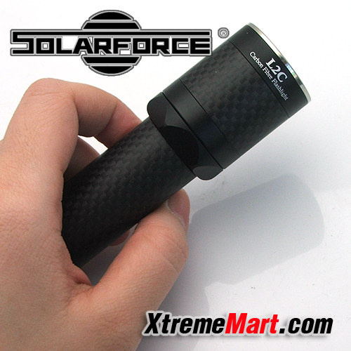 บอดี้เปล่าไฟฉาย SolarForce L2C สีดำ (ไม่มีหลอด)