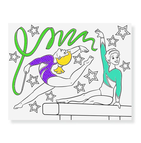 แผ่นภาพระบายสีมหัศจรรย์ Melissa & Doug รุ่น Magic Pattern Marker Coloring Pad (Pink)