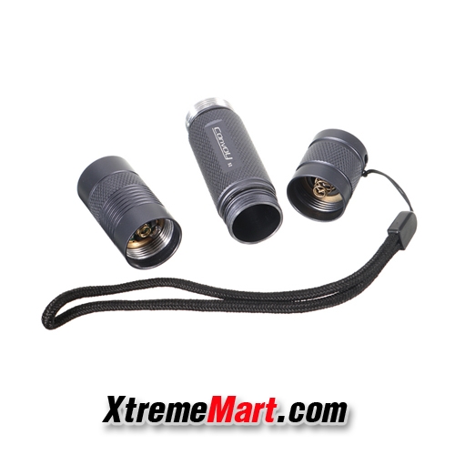 Convoy S2 หลอด XP-L HI-V2-1A 6500K TITANIUM GREY 7135x8 Driver Memory Function