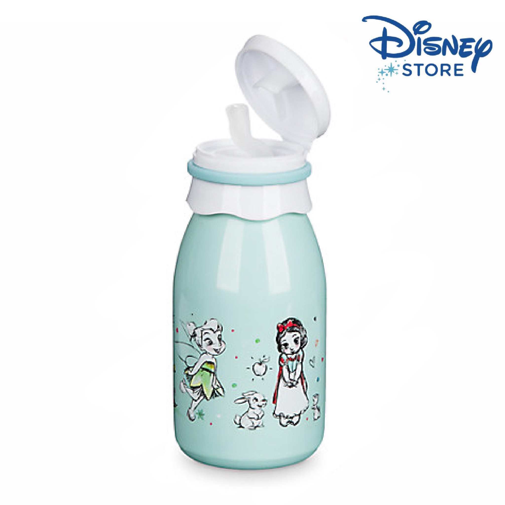กระติกน้ำแสตนเลสแบบหลอดรุ่นสะสม Disney Stainless Steel Water Bottle with Straw (Disney Animators' Collection)