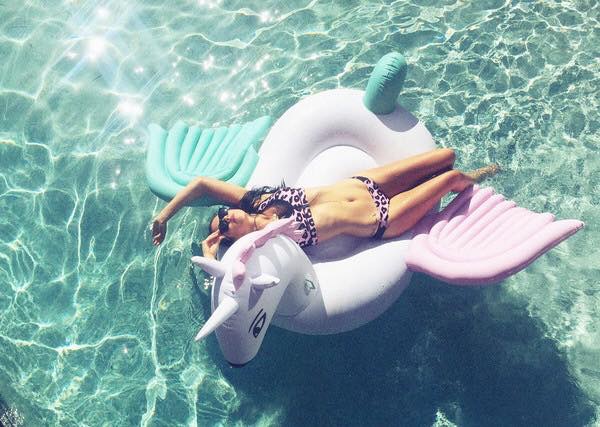 พูลโฟลทเพกาซัสสุดหรู Pool Float Giant Luxury Pegasus (Pastel)