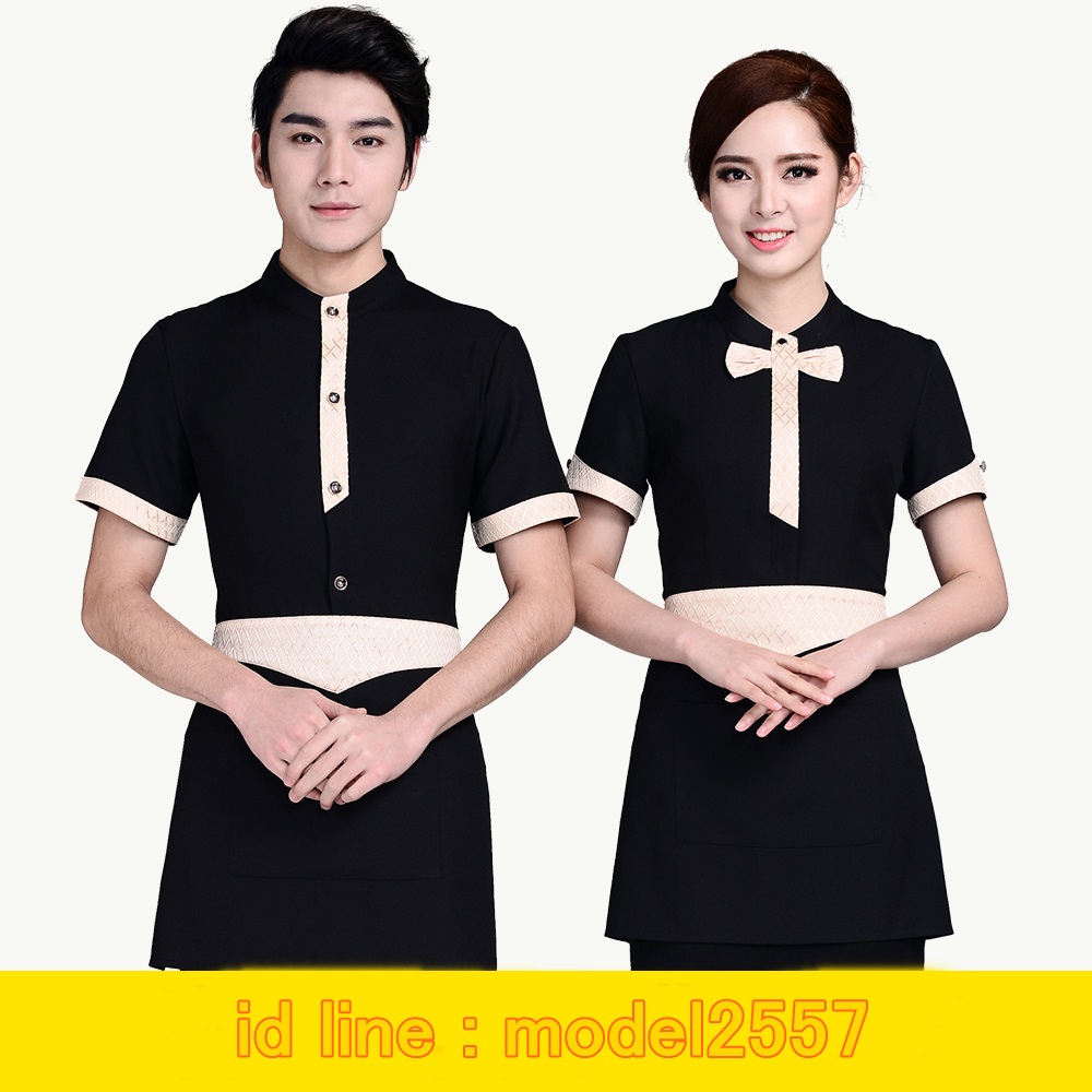 เสื้อพนักงานต้อนรับ เสื้อพนักงานเสริฟ เสื้อพนักงานโรงแรม เสื้อพนักงานร้านอาหาร เสื้อพนักงานซุปเปอร์มาร์เก็ต เสื้อพนักงานร้านกาแฟ SKU-00660