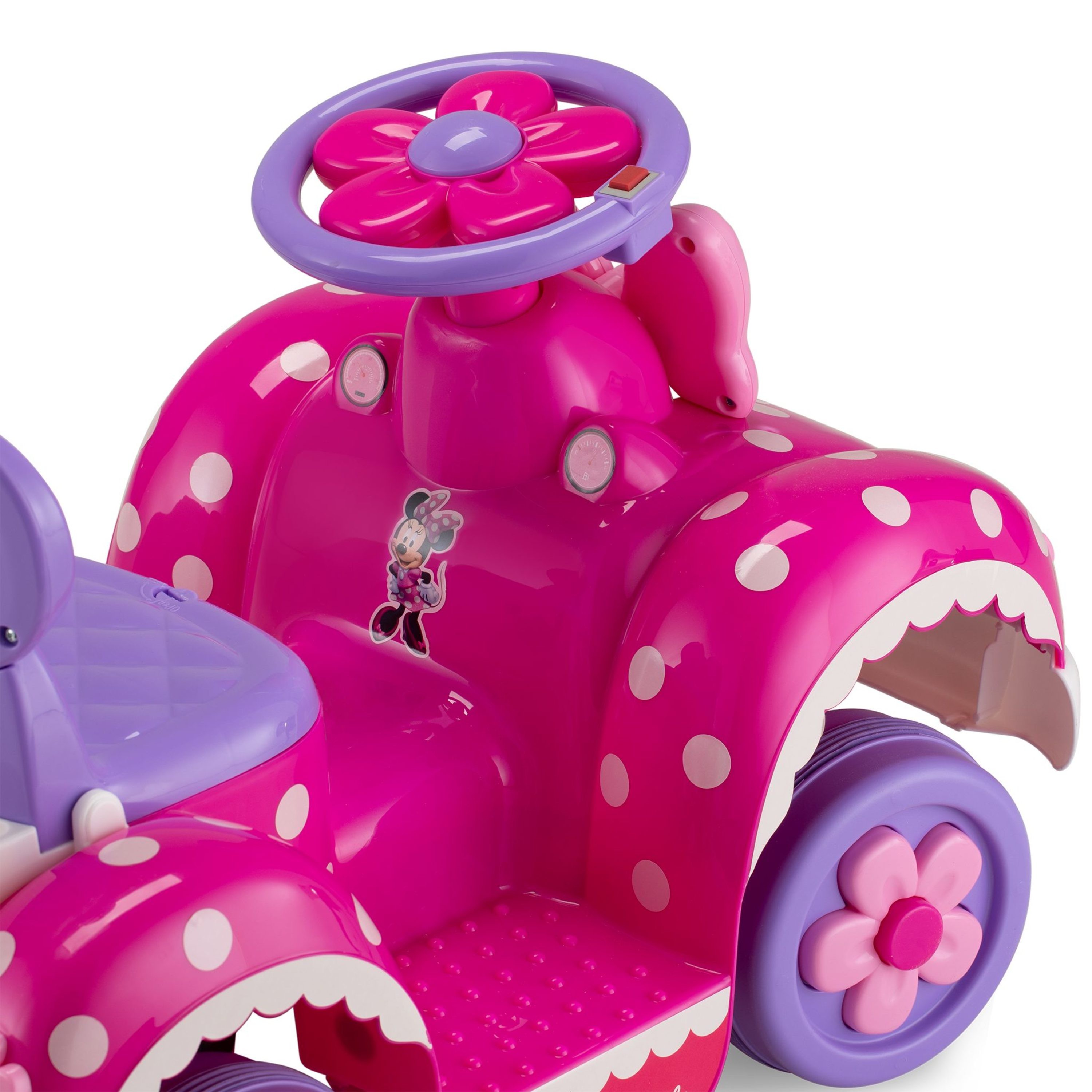 รถแบตเตอรี่สำหรับเด็กเล็ก Kid Trax Disney Minnie Mouse Toddler Car 6V Battery-Powered Ride-On