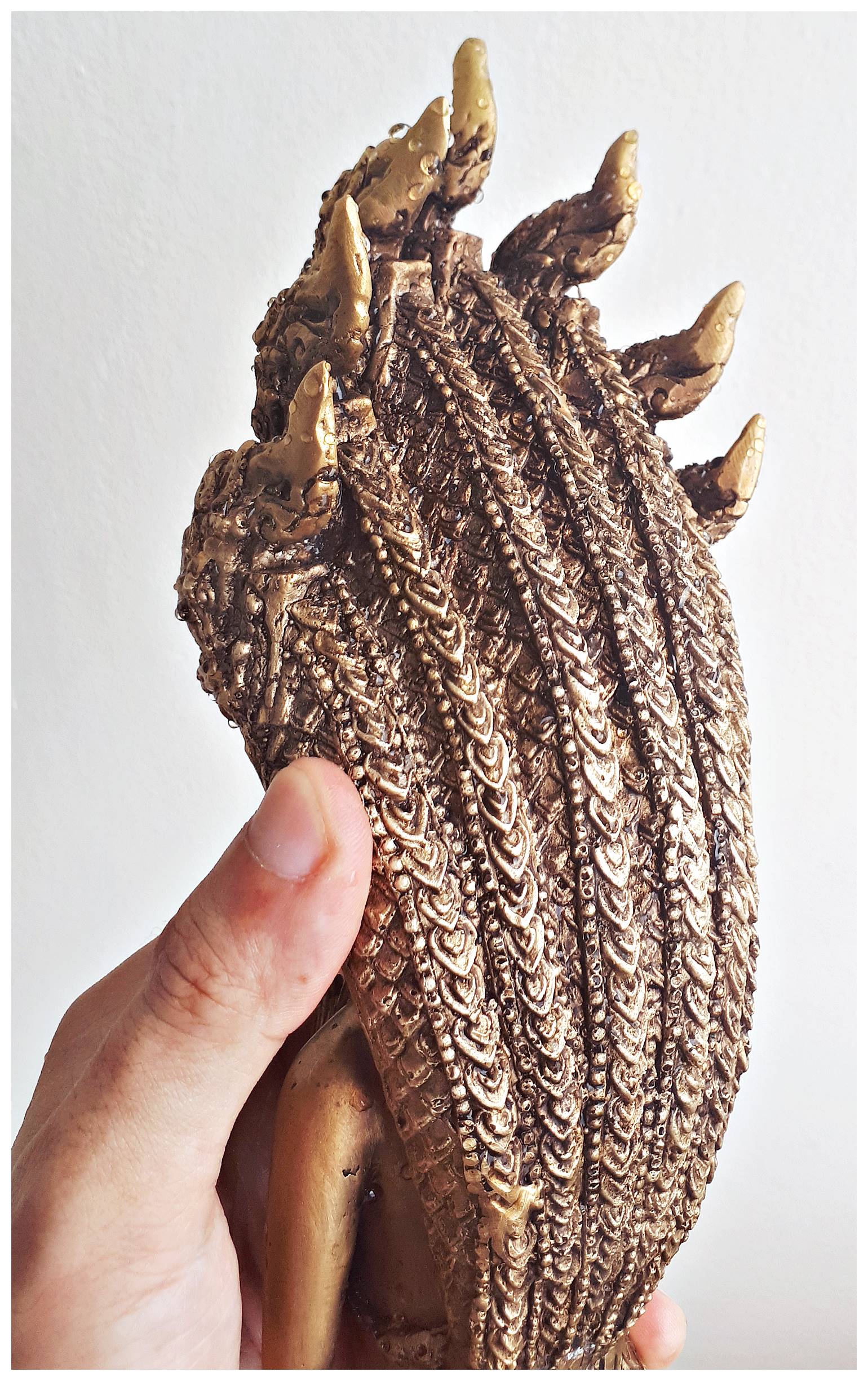 รูปหล่อ คู่ พญานาคราช ปางพรมมือ (ท่านปู่นาคา-ศรีสุทโธ ท่านยานาคี-ศรีปทุมวัน) พญานาคปรก 7ตน 7เศียร โลหะทองเหลือง (ขนาดบูชา สูง15นิ้ว) (ขายปลีก ขายส่ง)