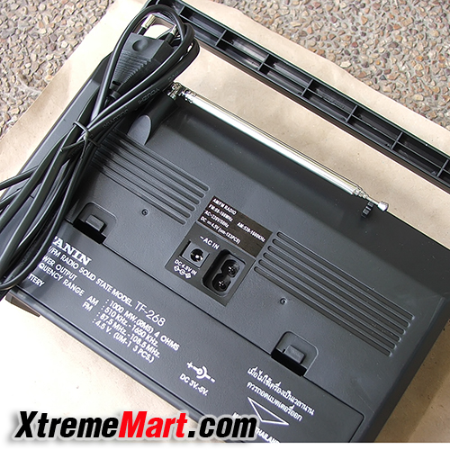 วิทยุธานินทร์แท้ AM FM รุ่น TF-268 ใช้แบตเตอรี่ 3 ก้อน