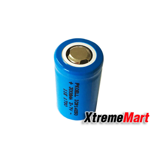 แบตเตอรี่ชาร์จ Li-Ion 14250 1/2AA ICR14250 300MAh 3.7V (ก้อนละ)