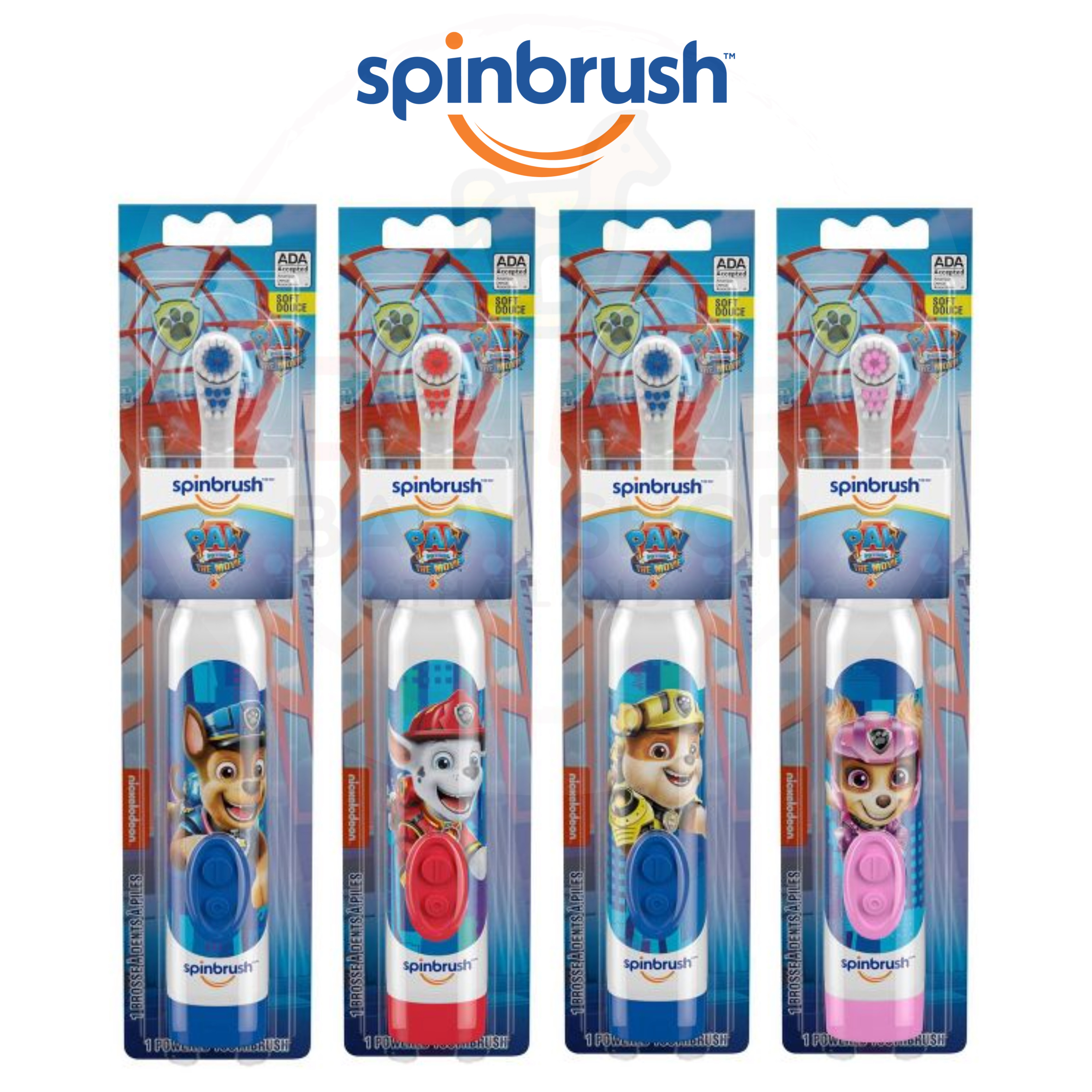 แปรงสีฟันอัตโนมัติสำหรับเด็ก Spinbrush Paw Patrol Kid's Battery Toothbrush