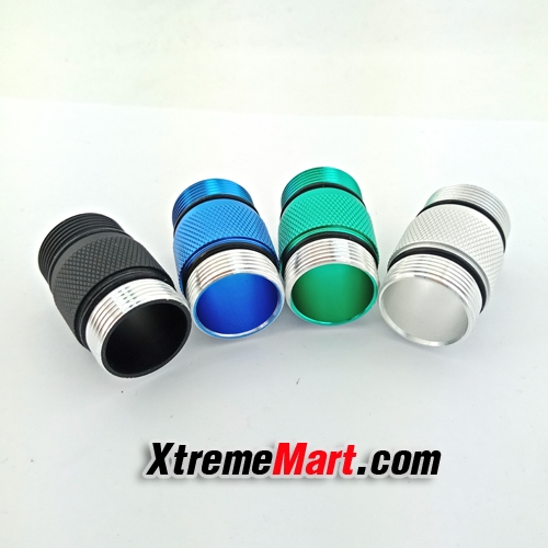 ข้อต่อสั้นไฟฉาย Convoy S2/S2+ เพื่อให้ใช้ถ่าน 18350 ได้ (กรุณาระบุสี : ฟ้า/เขียว/เงิน)