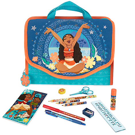 ชุดเครื่องเขียน Disney Moana Zip-Up Stationery Kit จาก Disneystore อเมริกา