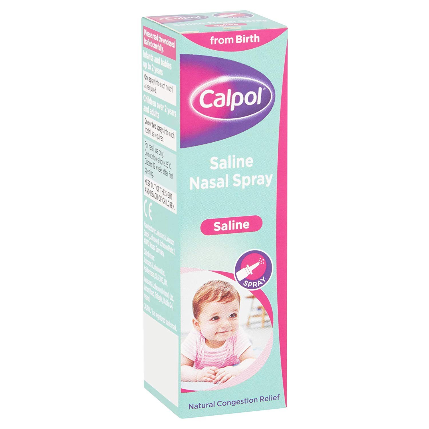 น้ำเกลือพ่นจมูกชนิดสเปรย์ Calpol Saline Nasal Spray
