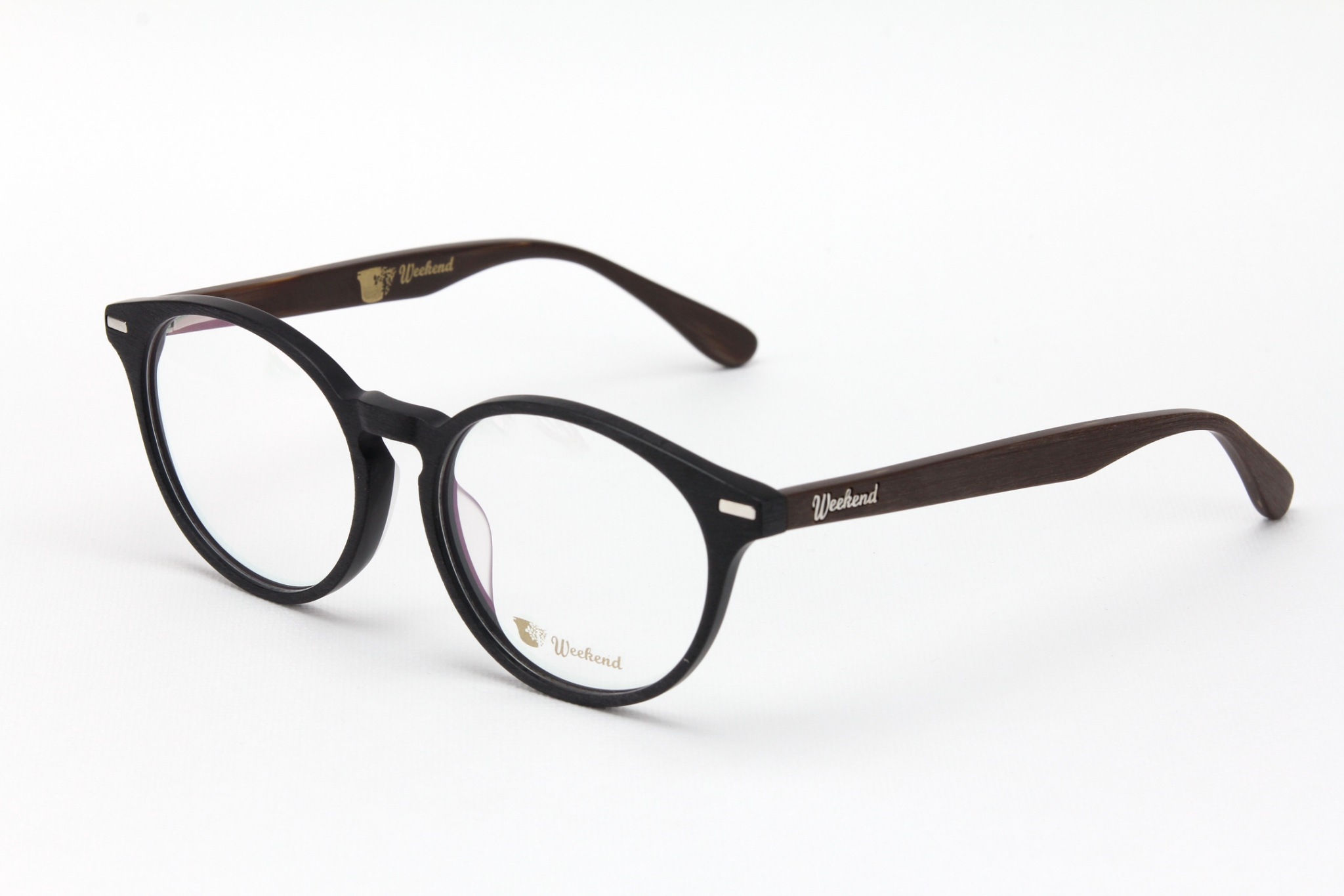 กรอบแว่นสายตาพร้อมคลิปกันแดด Weekend Sydney Black