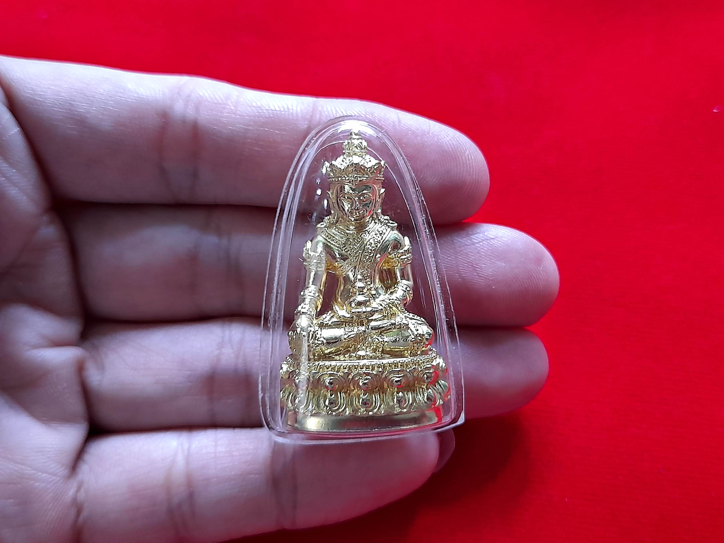 พระกริ่ง ทรงเครื่อง จักรพรรดิ เจ้าสัวล้านนา รุ่นแรก เนื้อทองระฆัง ปี2559 #รับประกันแท้