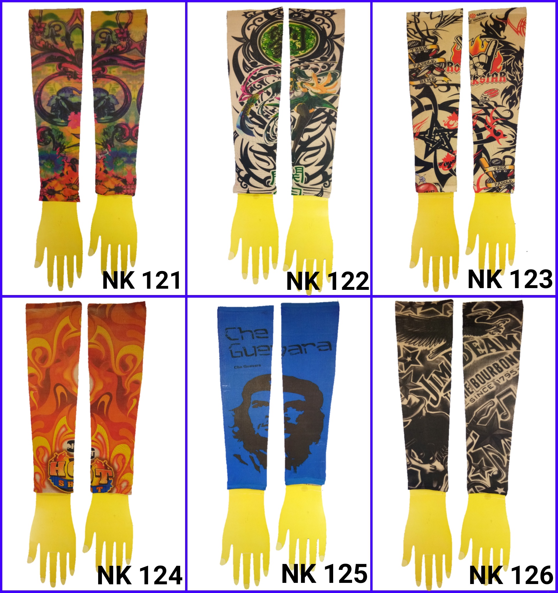 ปลอกแขนลายสัก ปลอกแขนลายแทททู ปลอกแขนมีลาย