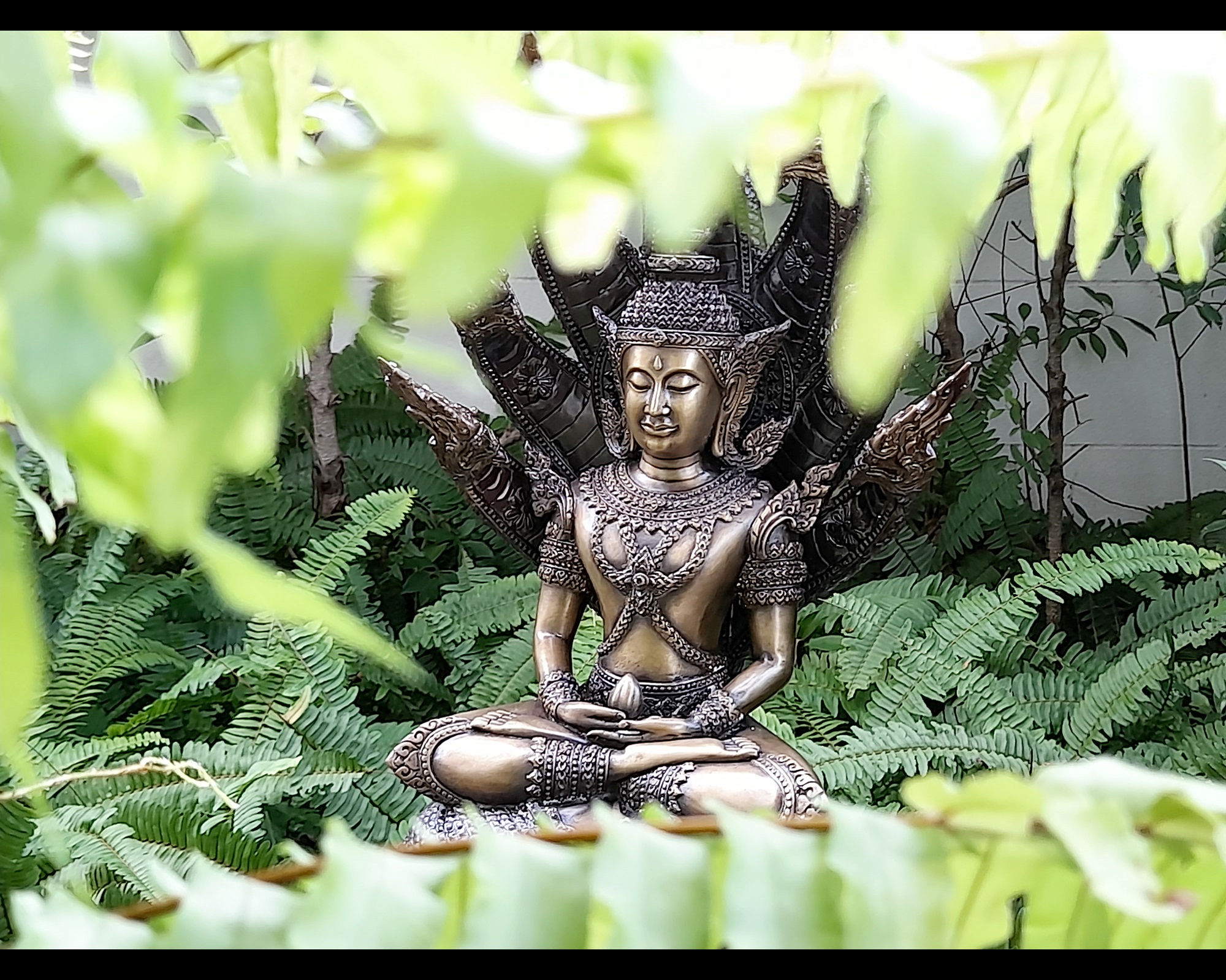 รูปหล่อ พระนาคปรก(พระไภษัชยคุรุพุทธเจ้า) ฐาน3ชั้น ปาง สมาธิทรงเครื่อง พระจักรพรรดิ พญานาคปรก7หัว เนื้อทองเหลือง (ขนาดใหญ่ตั้งบูชา หน้าตัก9นิ้ว สูง26นิ้ว) ปี2564 #รับประกันแท้ (จัดสร้างน้อยเพียง60องค์)