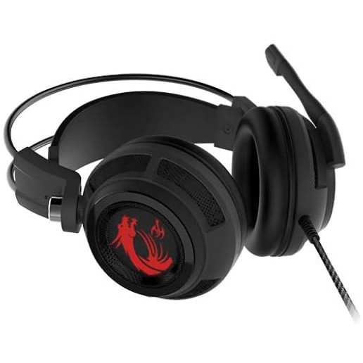 Headset MSI DS502 GAMING 7.1 Surround Sound USB Port หูฟังเกมมิ่ง รับประกันศูนย์2ปี
