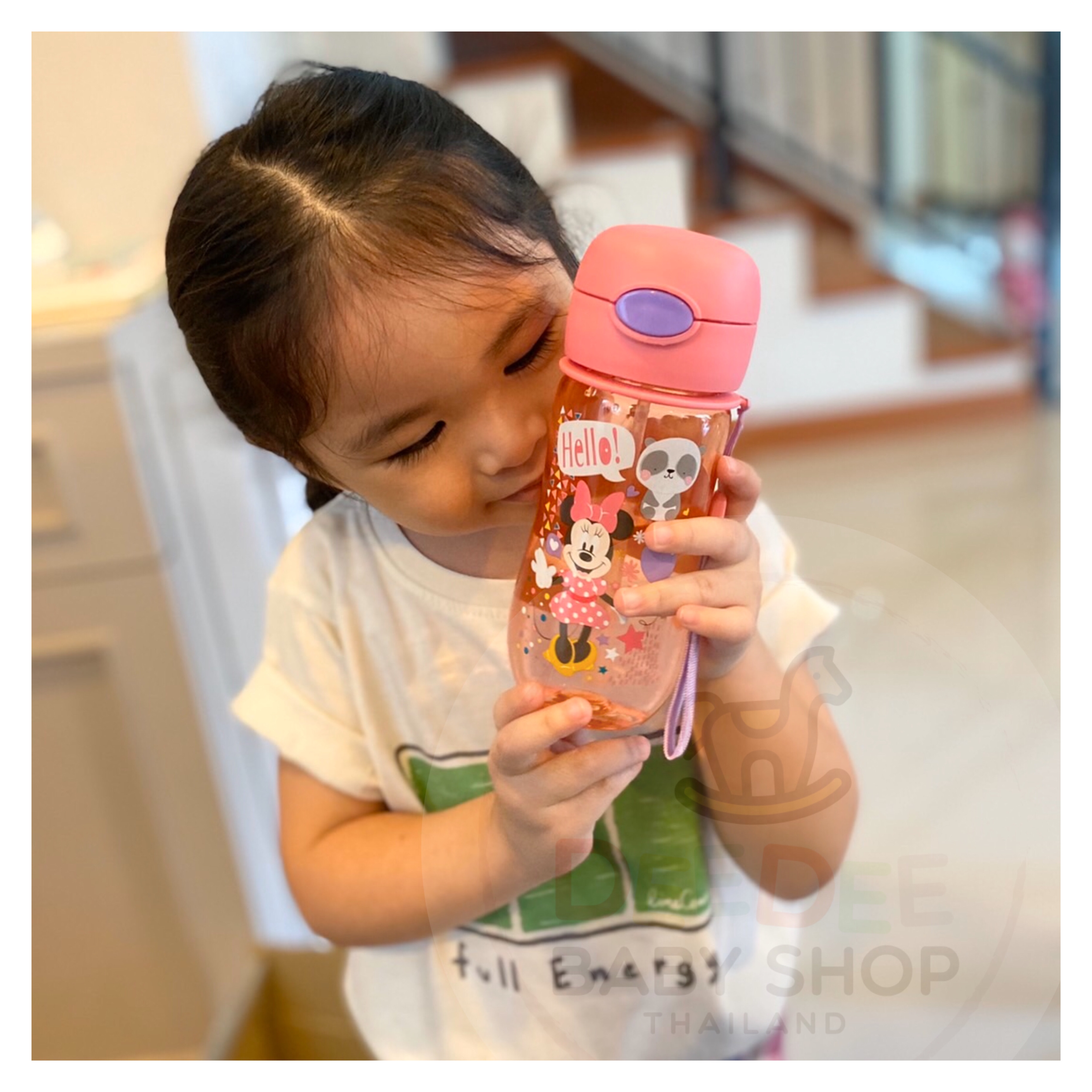 กระติกน้ำแบบหลอดกดเด้งสำหรับเด็ก Disney Moana Flip-Top Canteen (2019)