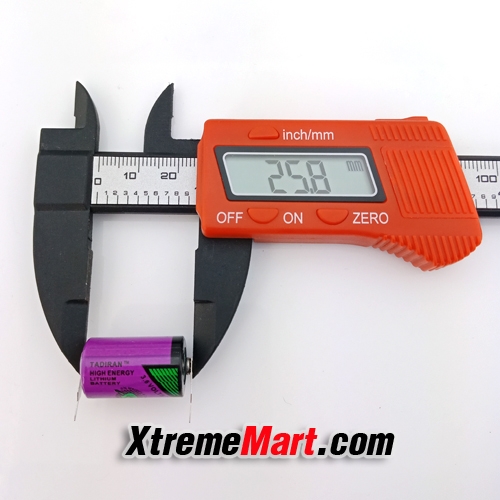 แบตเตอรี่ Tadiran 1/2AA (มีขา) 3.6V TL-5902 Lithium Battery ก้อนละ