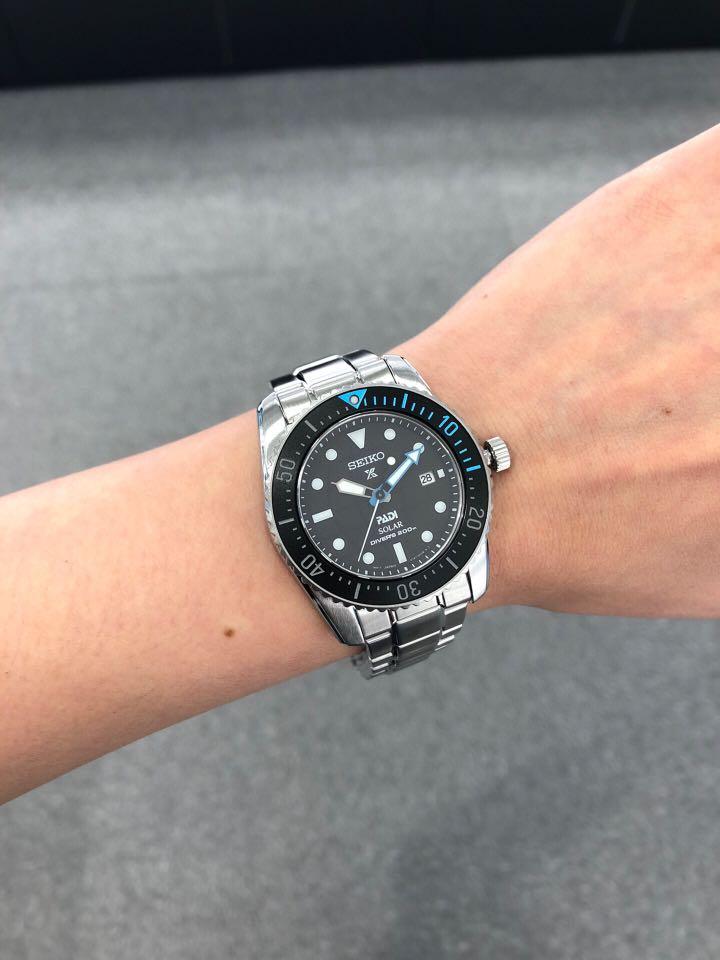 Karnvera Shop นาฬิกาข้อมือผู้ชาย Seiko Prospex Padi Solar Diver's 200m Special Edition Men's Watch SNE575P1